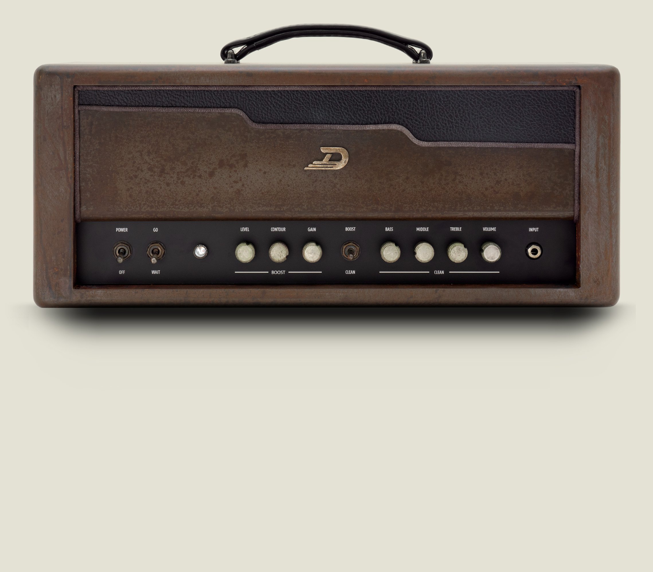 Image of the front of the Duesenberg Berlin Amplifier