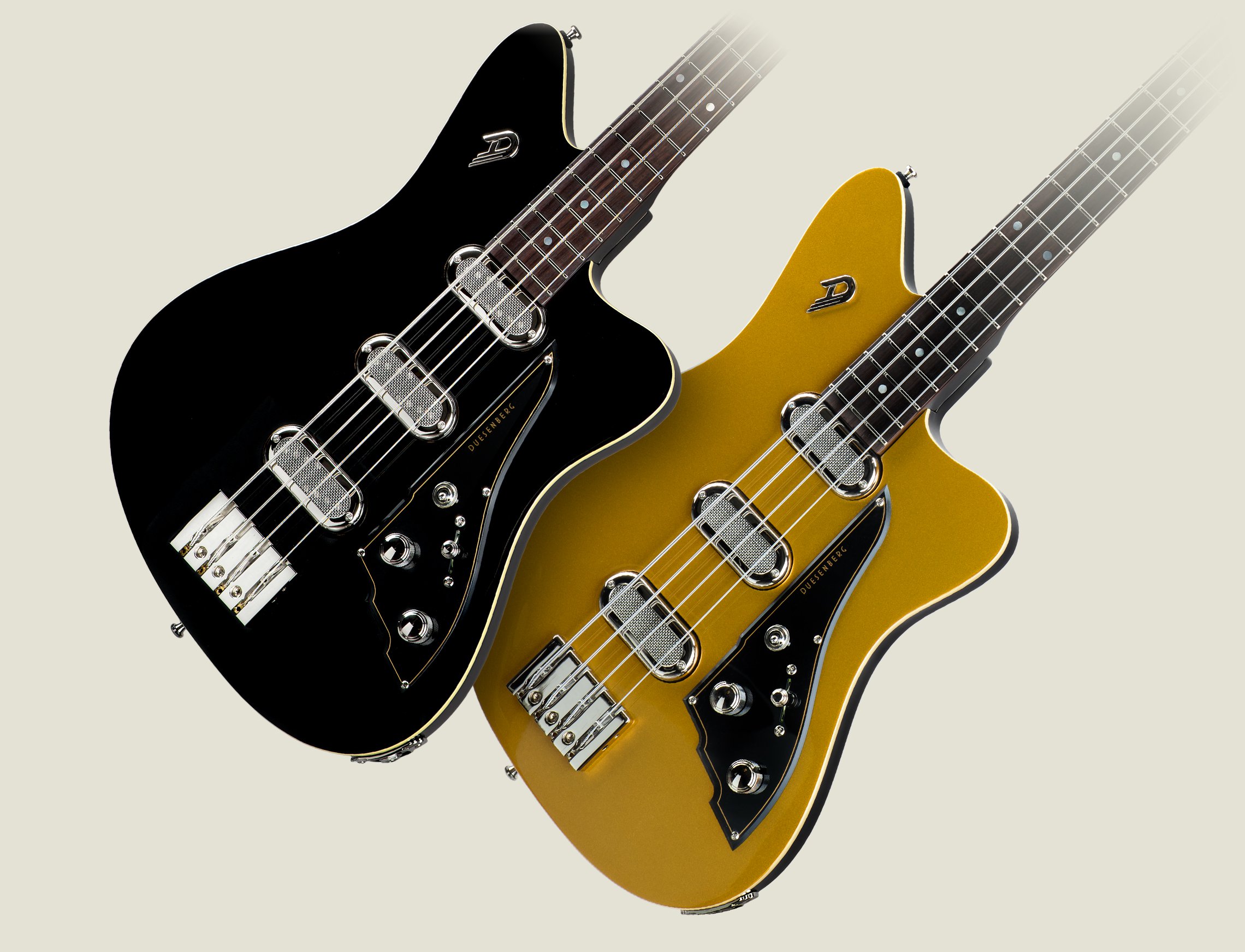 Mobile Header image for the Duesenberg Triton Bass on light background