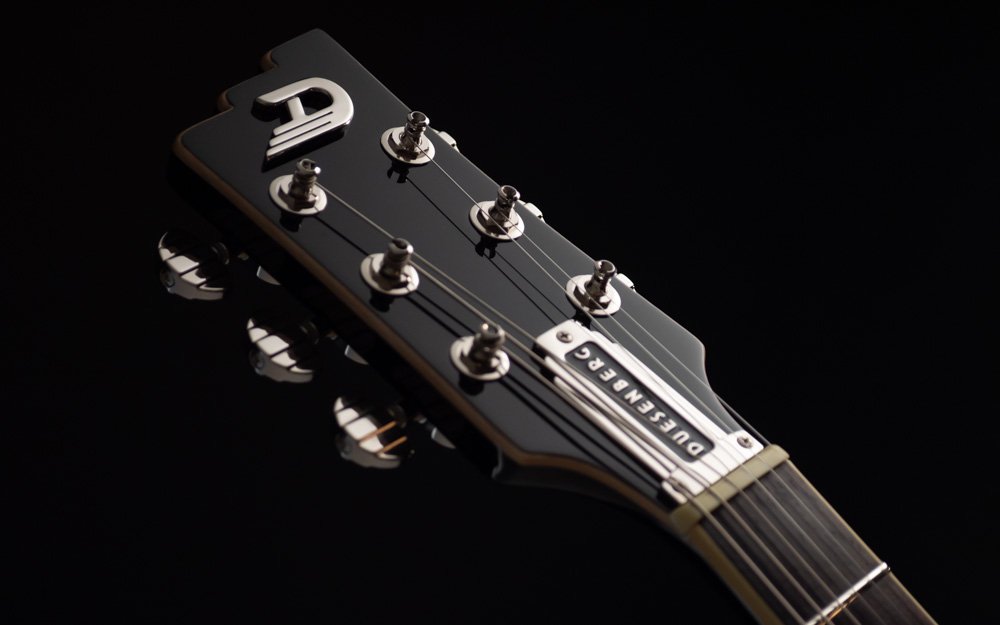 Duesenberg Falcon Headstock Detail