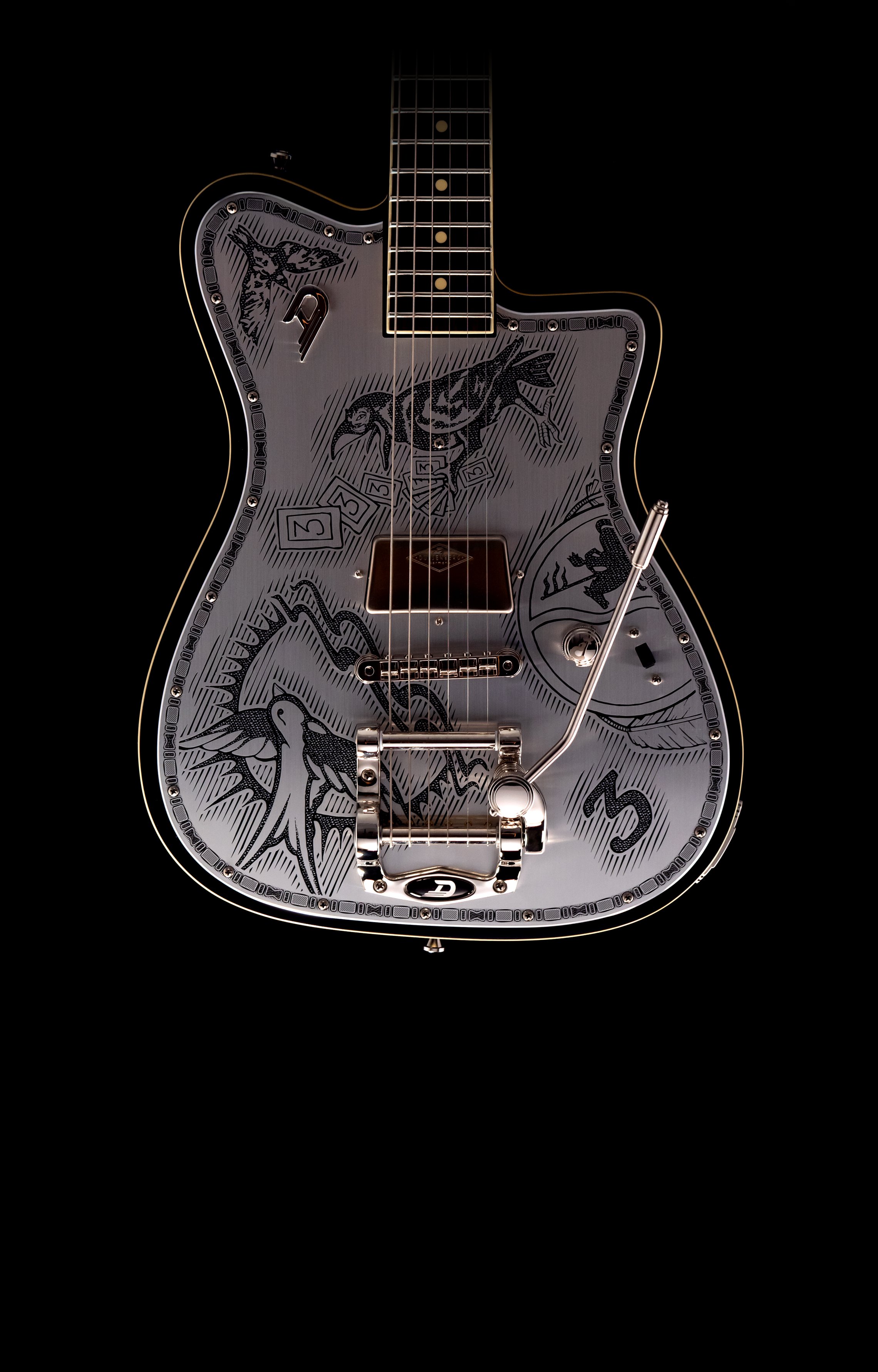 Front shot of the body of the Duesenberg Alliance Series Johnny Depp