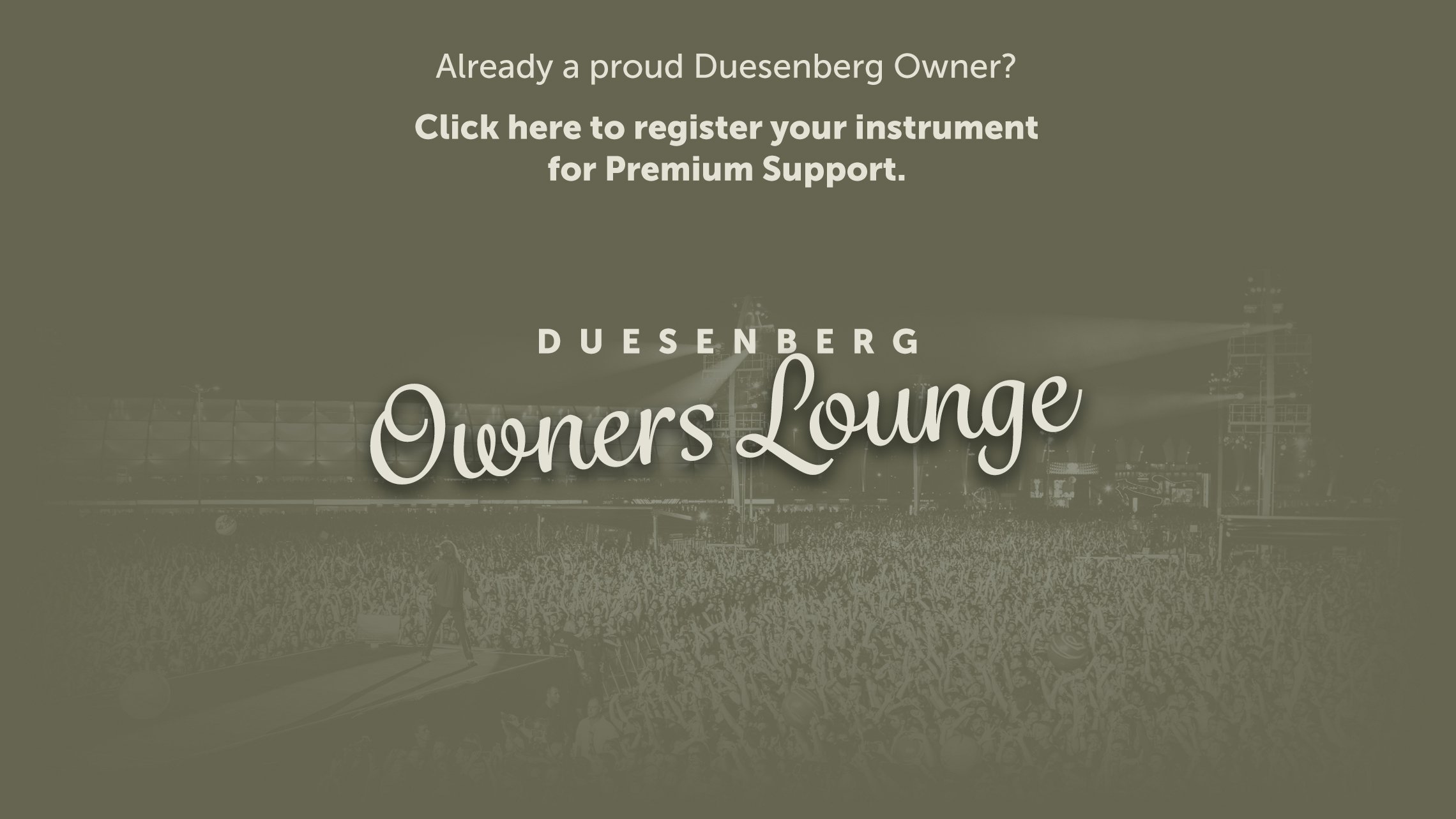 Image leading to the Duesenberg Owner's Lounge